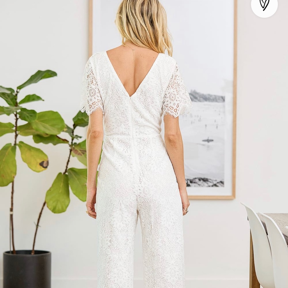 COPY - Lulus Jumpsuit  Romper white lace